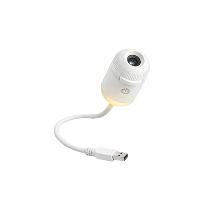 USB-Powered Starry Sky Projection Night Light for Ambient Bedroom and Nursery Lighting
